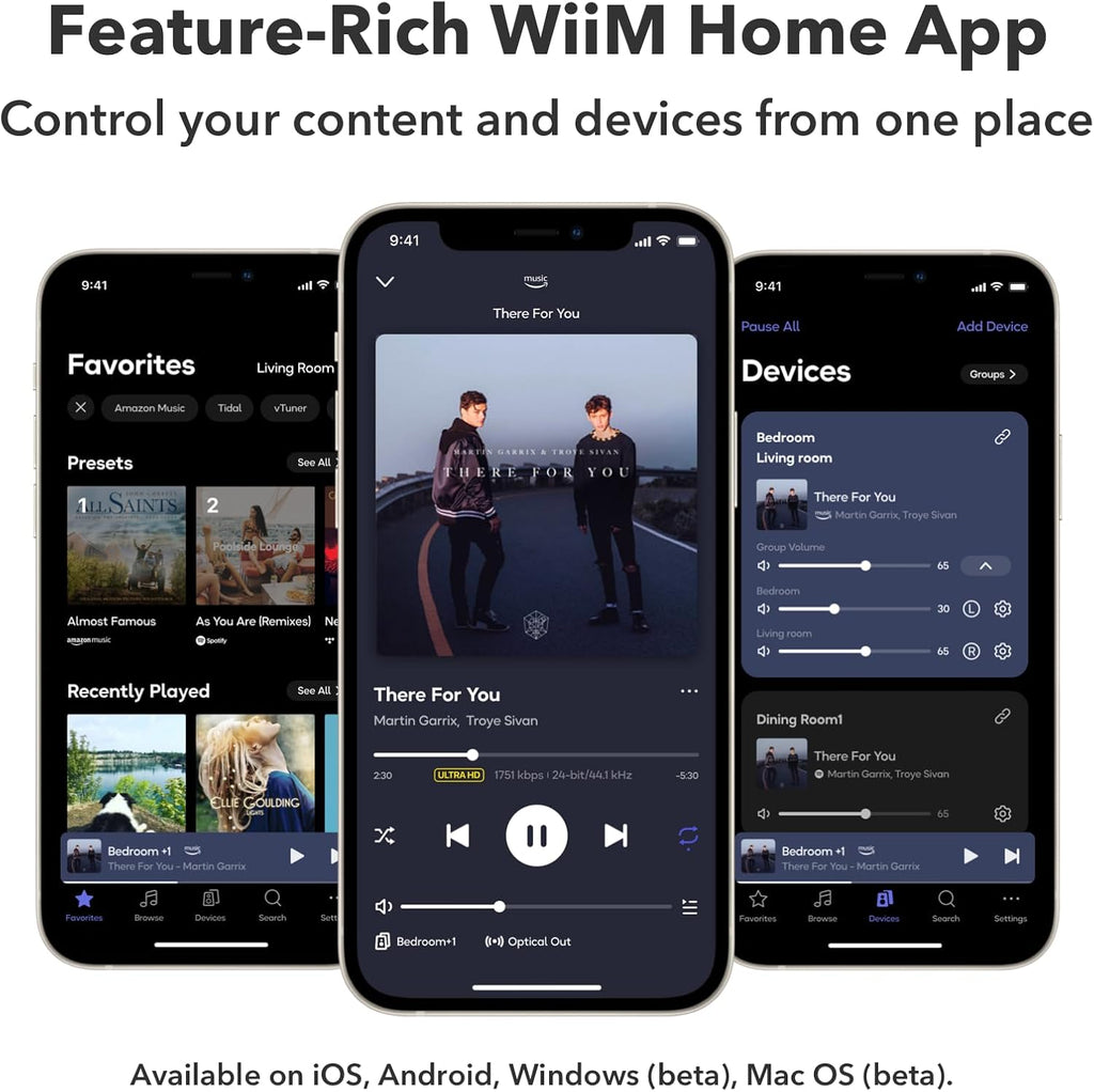 WiiM Ultra Music Streamer & Cyfrowy Przedwzmacniacz | Ekran Dotykowy 3,5",Kompatybilny z GoogleCast&Alexa,Streamuj Spotify,Amazon Music,Tida,HDMI ARC,Wejście Phono,Wyjście Słuchawkowe,kosmiczny szary