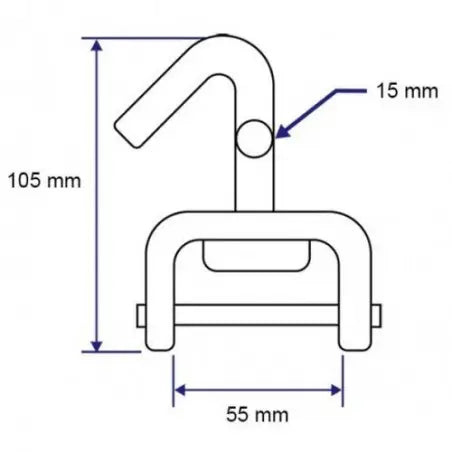 Hak obrotowy 5000kg - 178