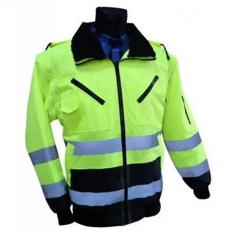 KURTKA OSTRZEGAWCZA OCIEPLONA BHP 4w1 - 230