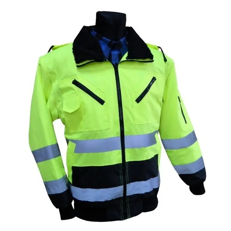 KURTKA OSTRZEGAWCZA OCIEPLONA BHP 4w1 - 230