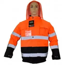 KURTKA OSTRZEGAWCZA OCIEPLONA BHP - 240