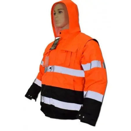 KURTKA OSTRZEGAWCZA OCIEPLONA BHP - 240