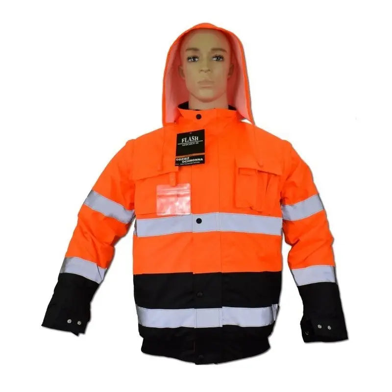 KURTKA OSTRZEGAWCZA OCIEPLONA BHP - 240